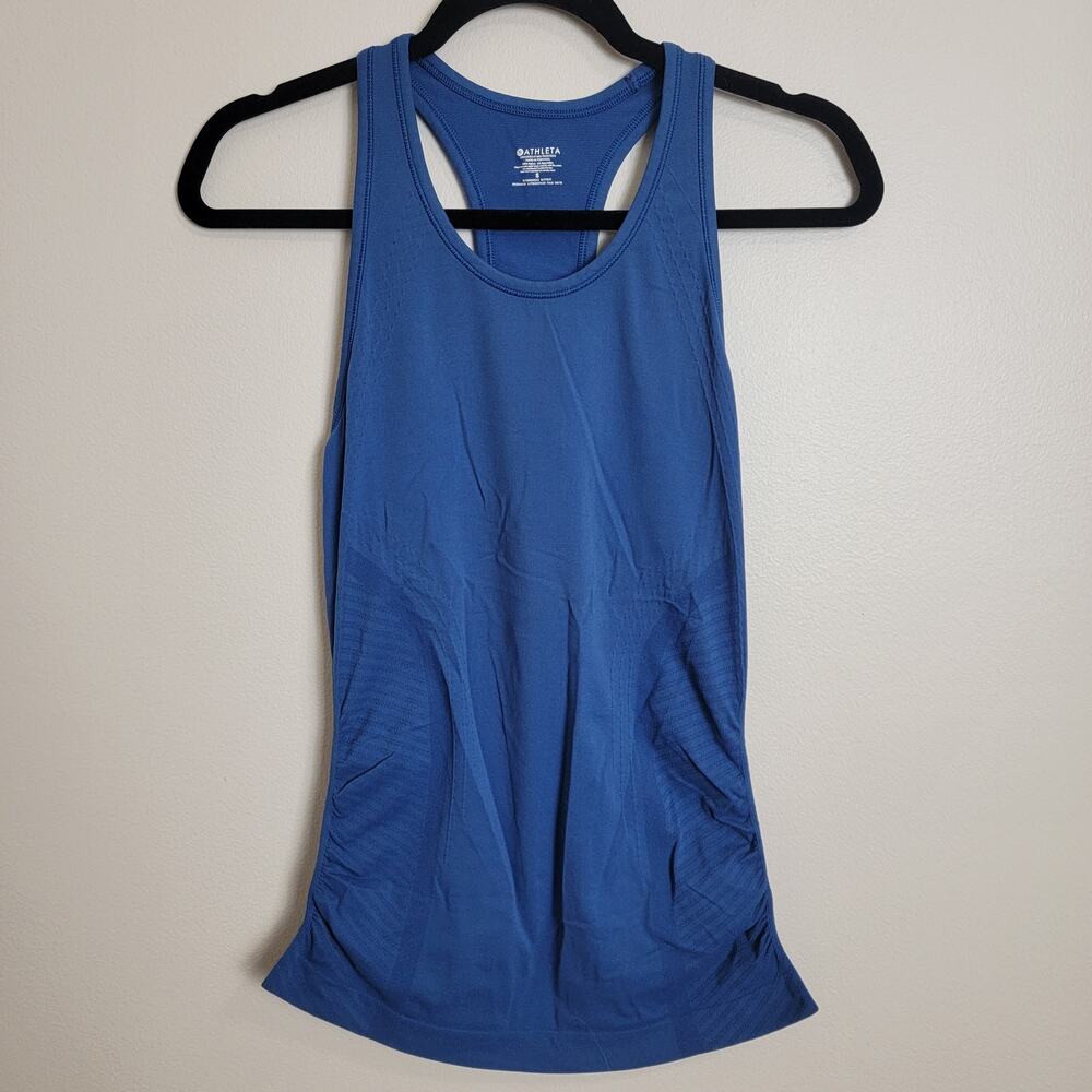 Athleta Blue Athletic Tank Top Size Small